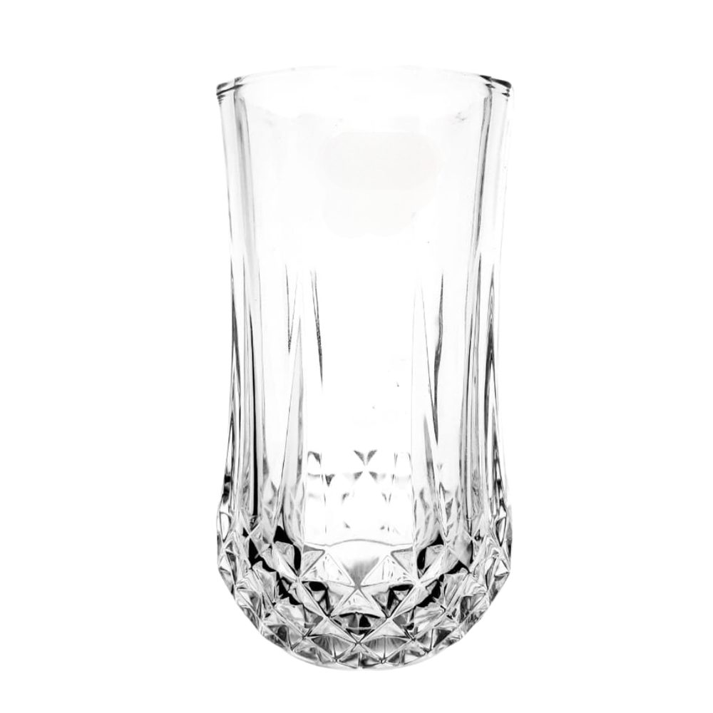 Cut Glass Water Tumbler, 350ml (6pcs)