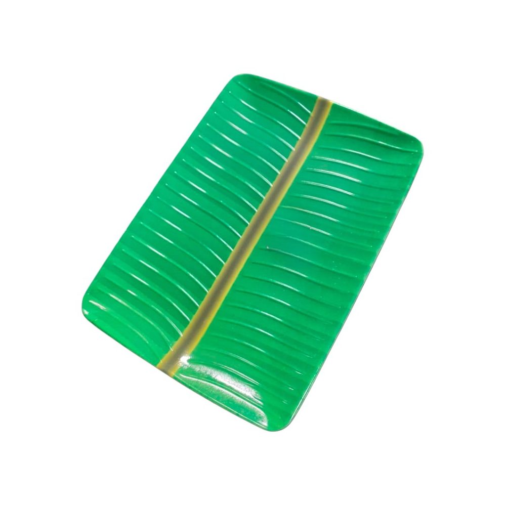 Melamine banana leaf tray
