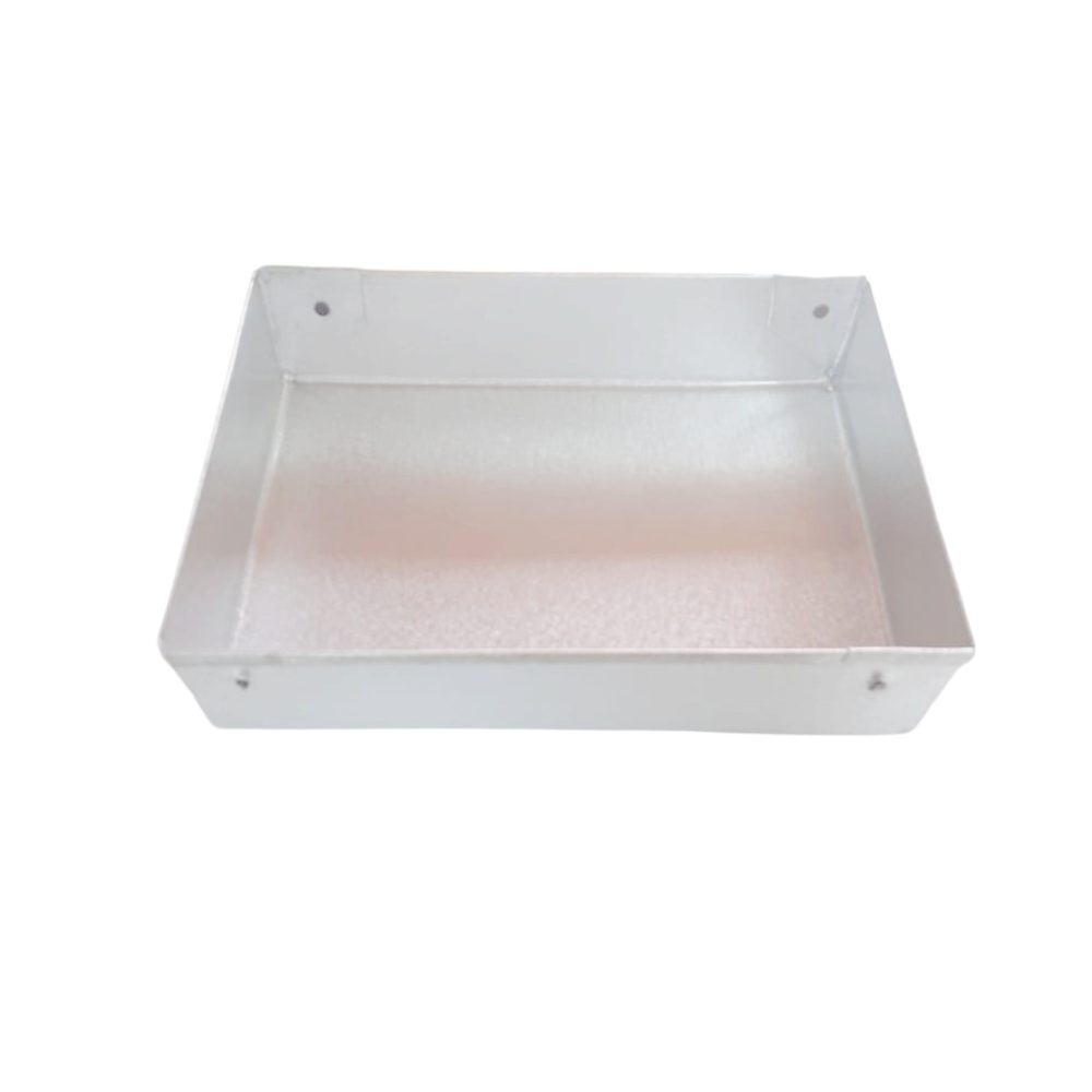 Rectangular aluminium cake tray, 750g