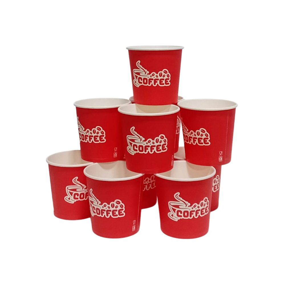 Printed Paper Tea Cups (10 pcs)