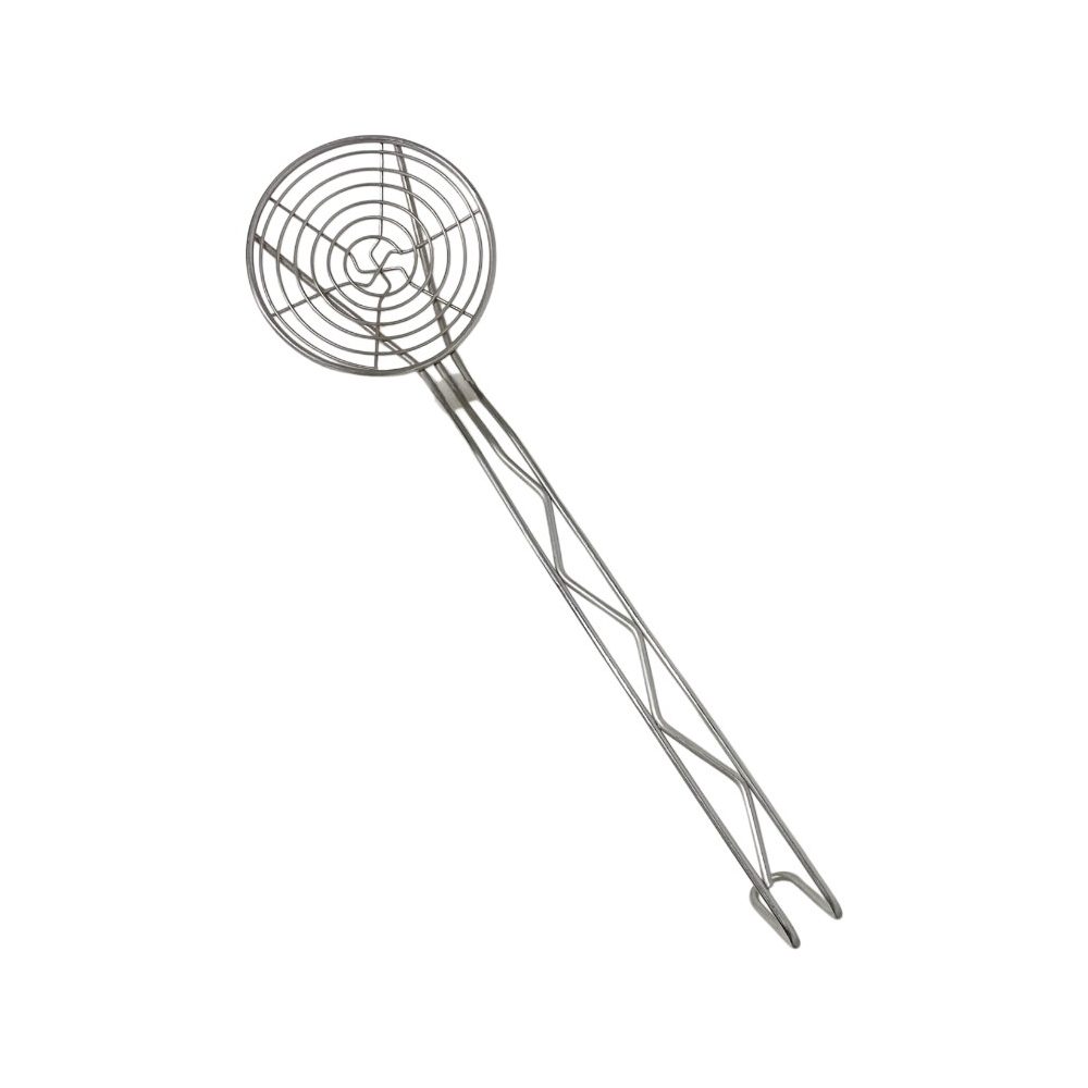 Stainless Steel Spider Skimmer, Long Handle