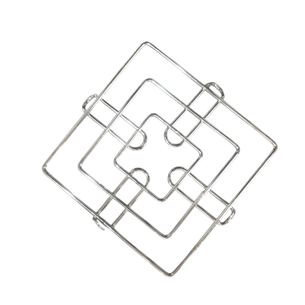 Square Heavy Wire Pot Stand (Large)