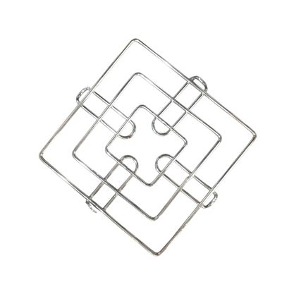 Square Heavy Wire Pot Stand (Large)