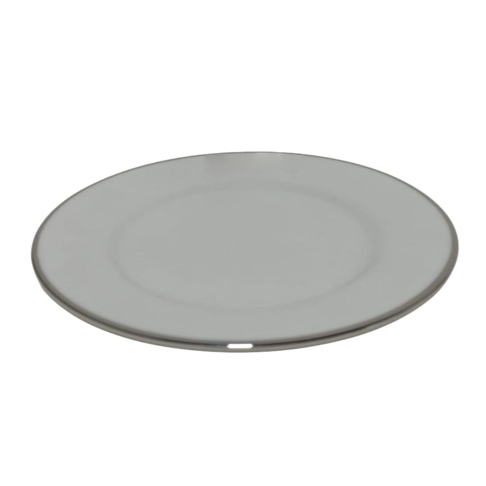 Platinum rim porcelain bread plate