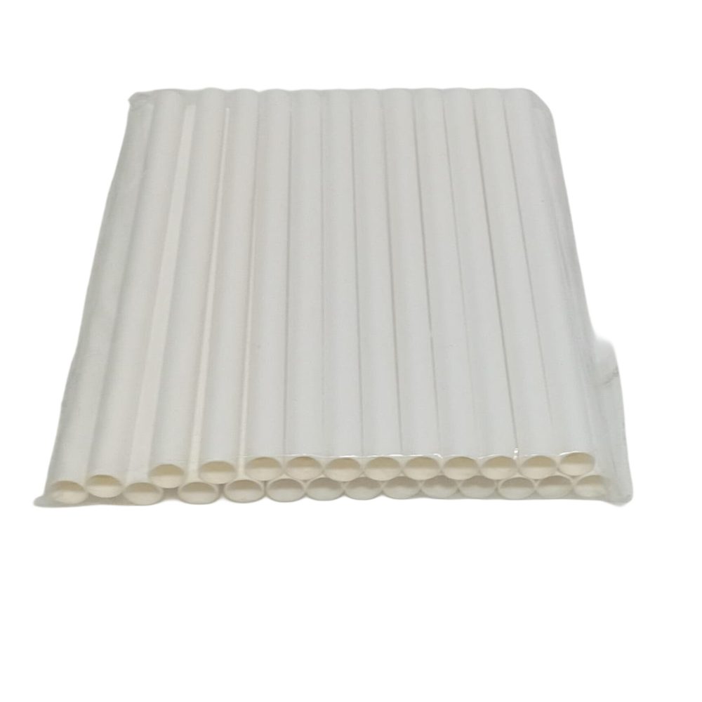 White Paper Drinking Straws