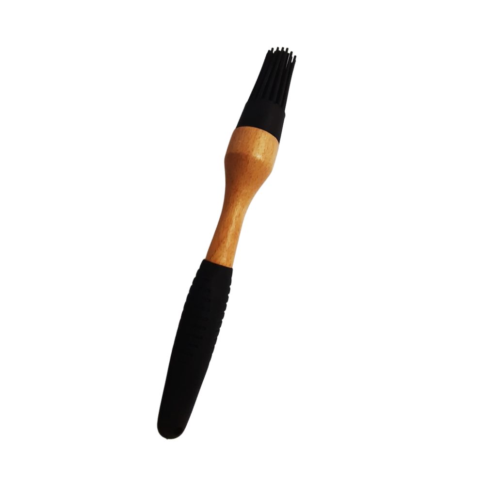 Silicone Pastry Brush, Wooden Handle