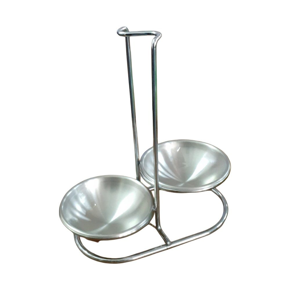 Double S/S Spoon Rest Stand