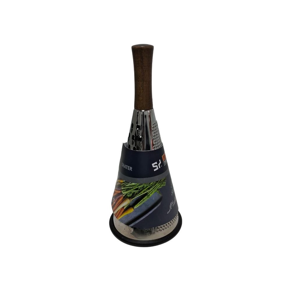 Cone Grater with Wooden Handle