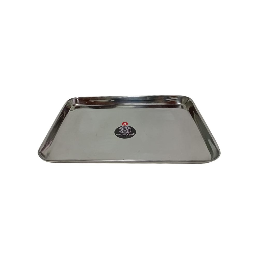 Stainless Steel Rectangular Serving Tray