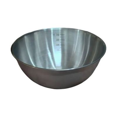 Stainless steel measuring mixing bowl