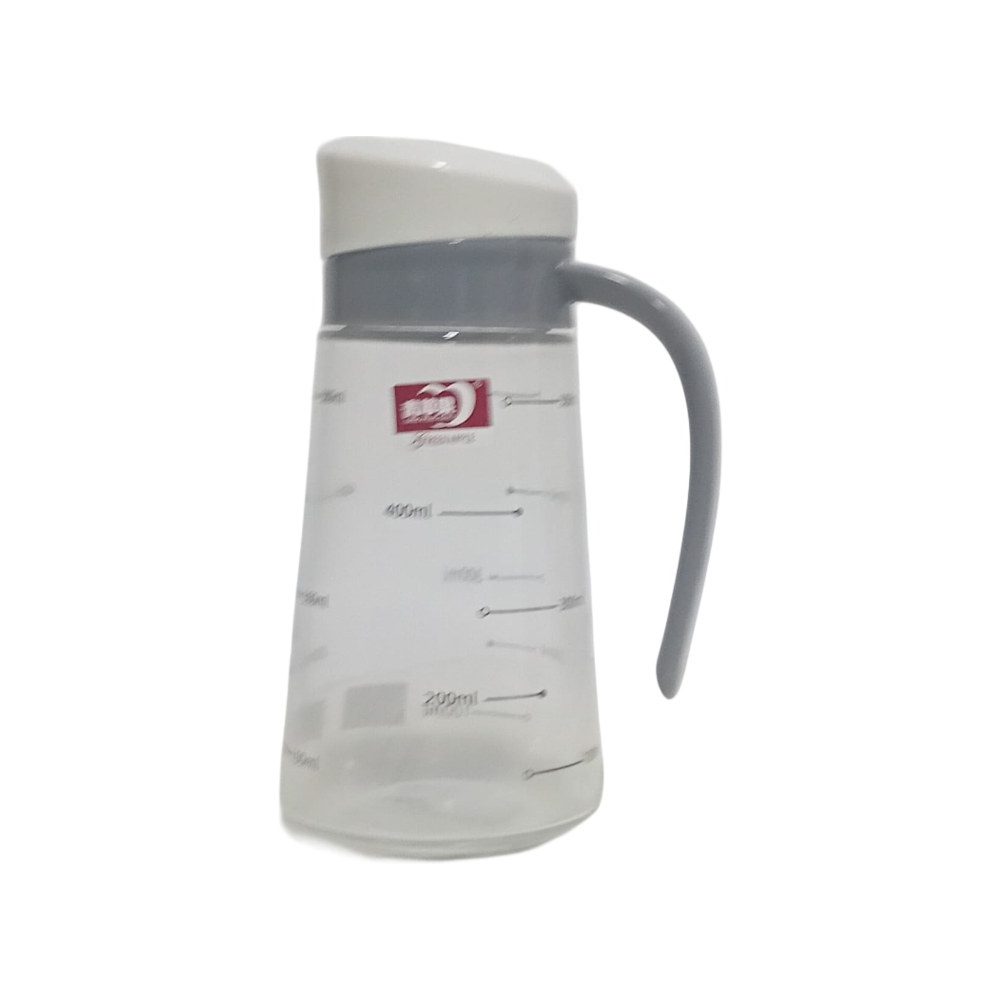 Glass oil bottle with handle