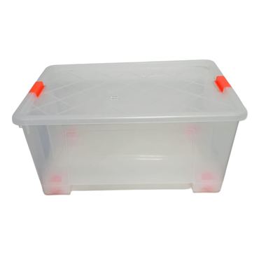 45L Clear Plastic Storage Box with Lid