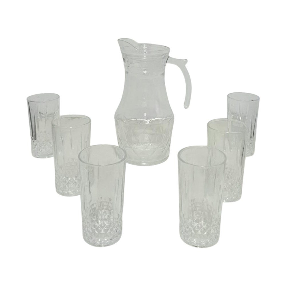 7-Piece Cut Glass Jug Set