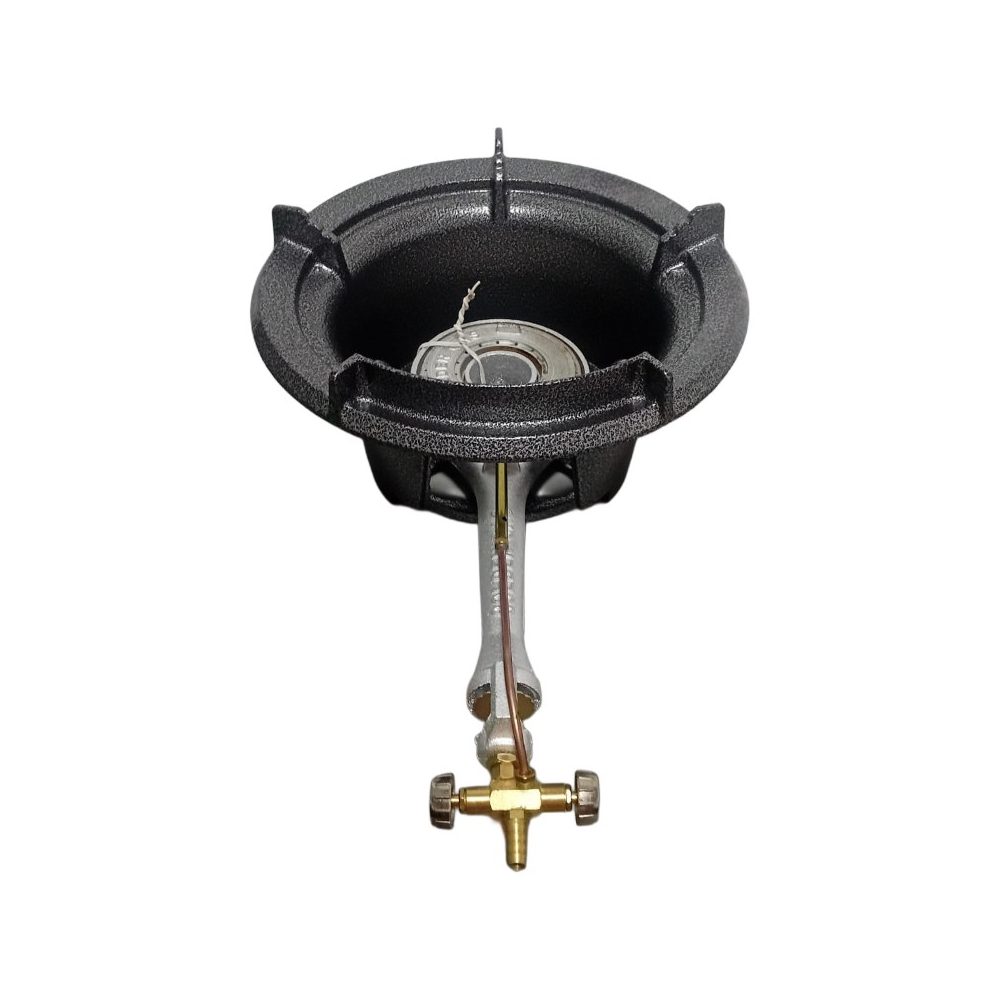 High pressure single wok burner