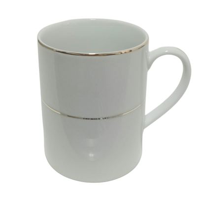 Gold Line Porcelain Mug