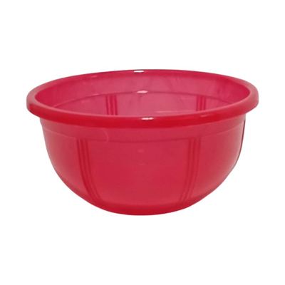 Plastic cherry bowl with rim