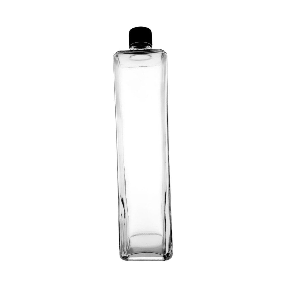 Square Glass Water Bottle 1000ml