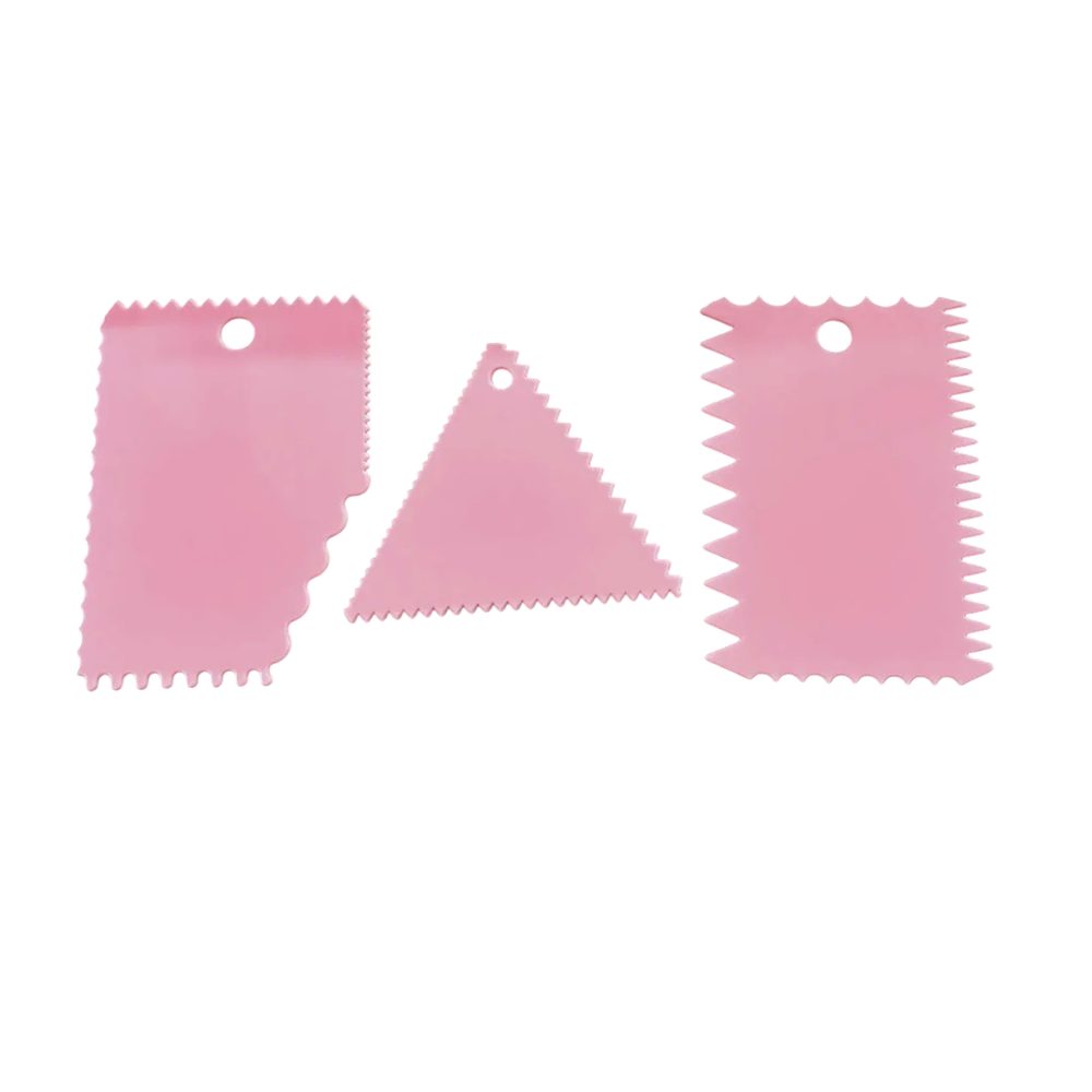 Cake Decorating Comb Scraper Set
