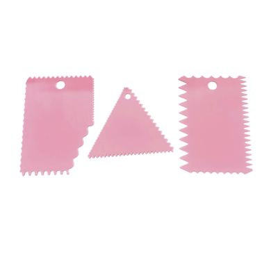 Cake Decorating Comb Scraper Set