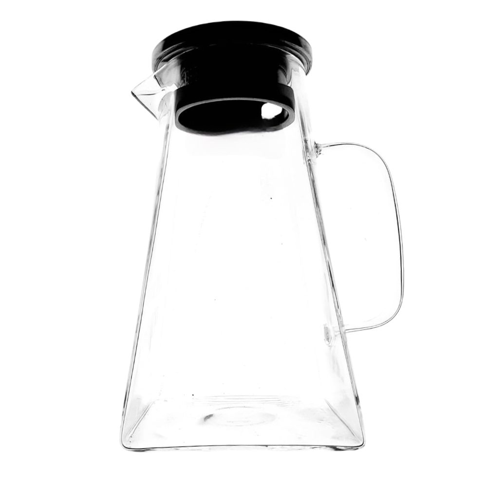 Tapered Glass Jug with Lid