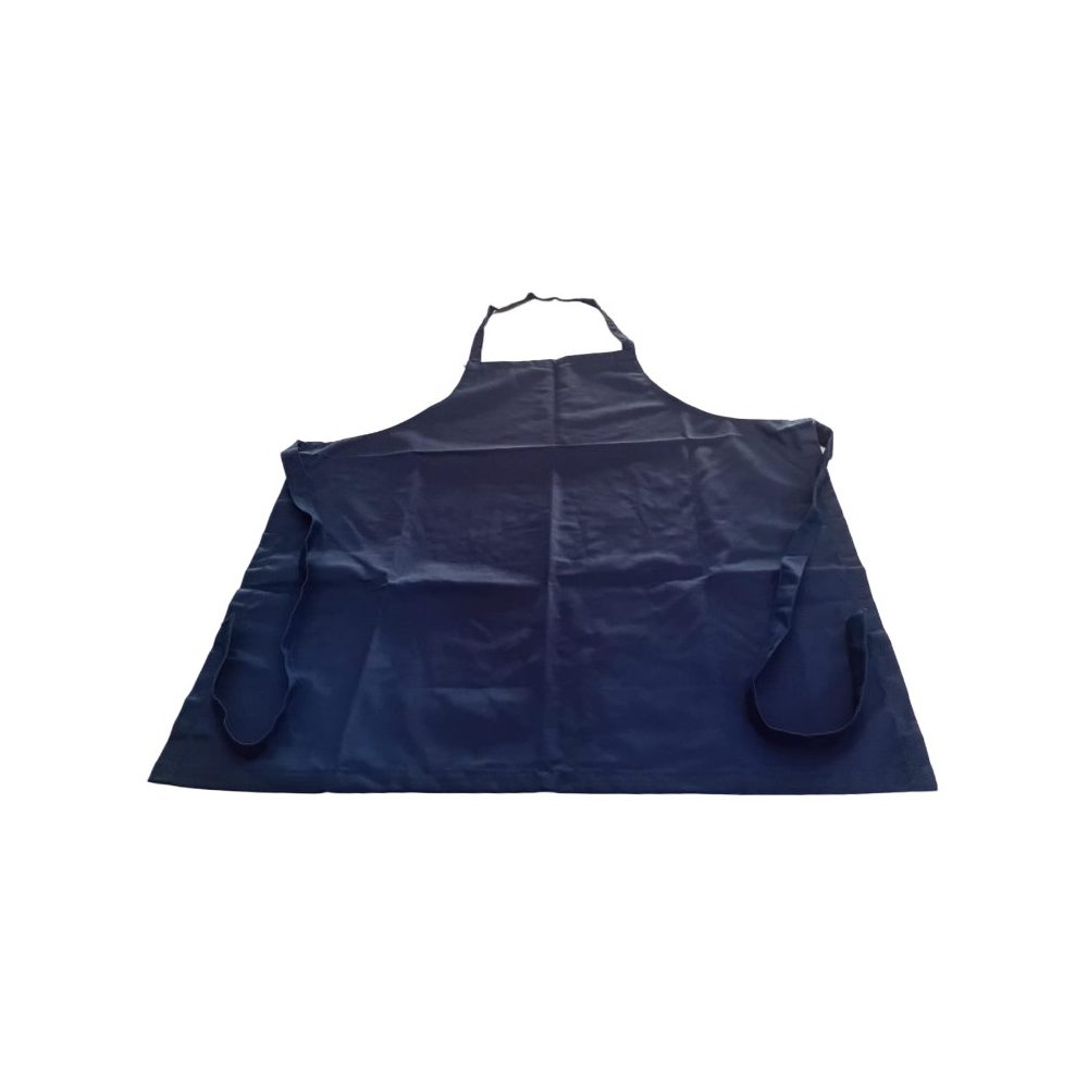 Navy Blue Cotton Bib Apron
