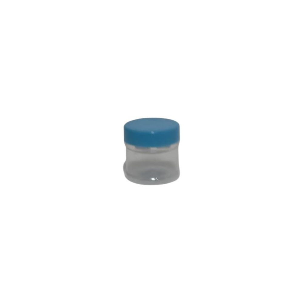 Plastic storage jar with screw lid (large)