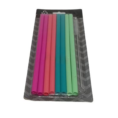 Reusable Straw Set with Cleaning Brush