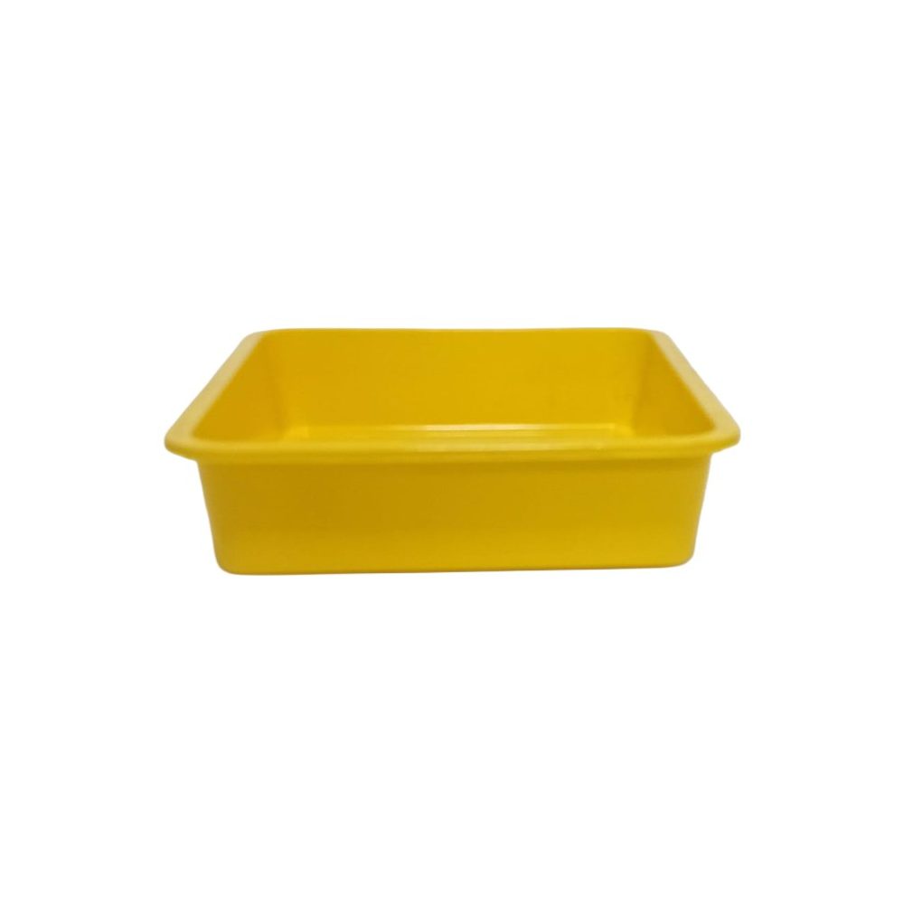 Rectangular plastic deep tray