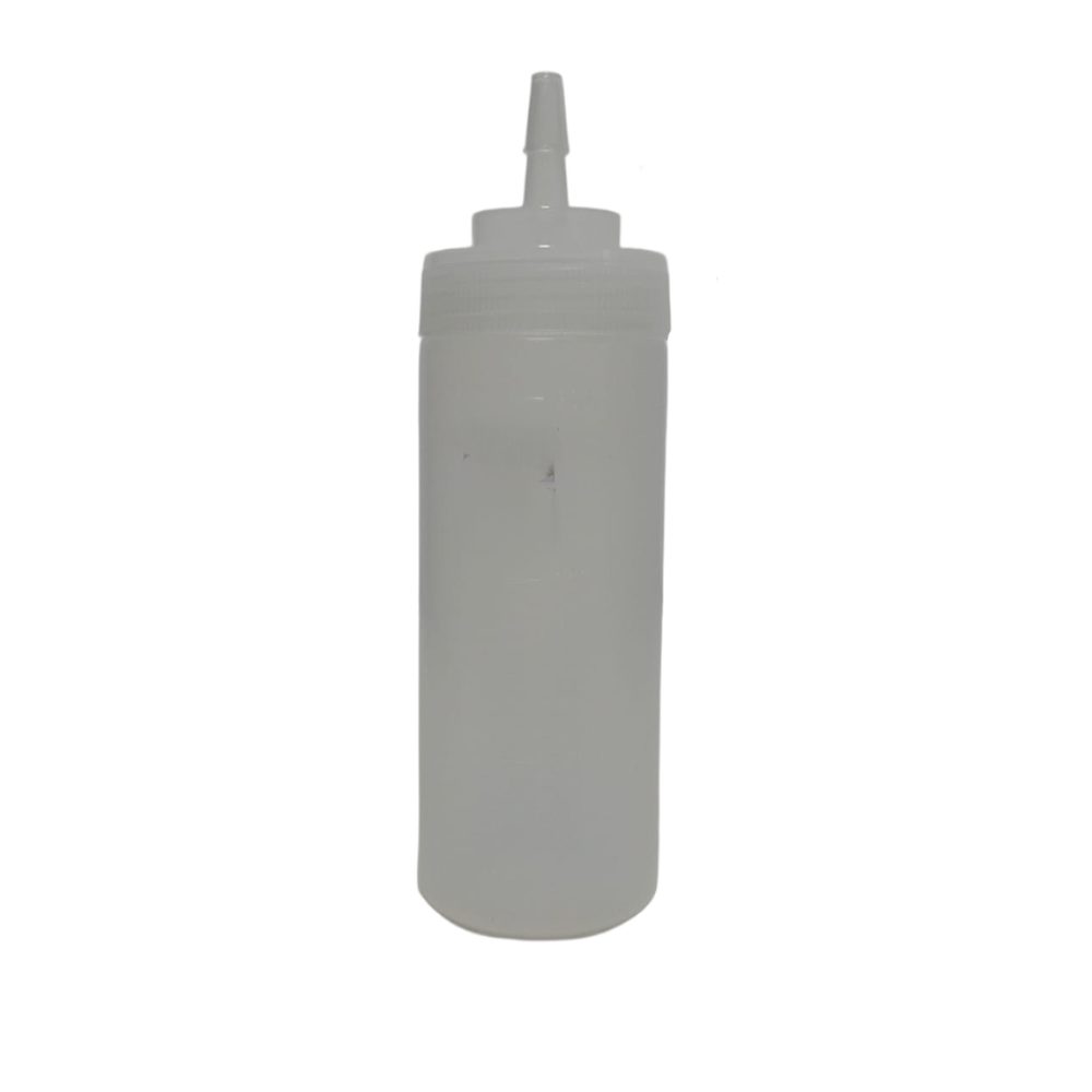 White Squeeze Sauce Bottle, 12 oz