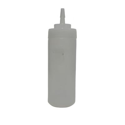 White Squeeze Sauce Bottle, 12 oz