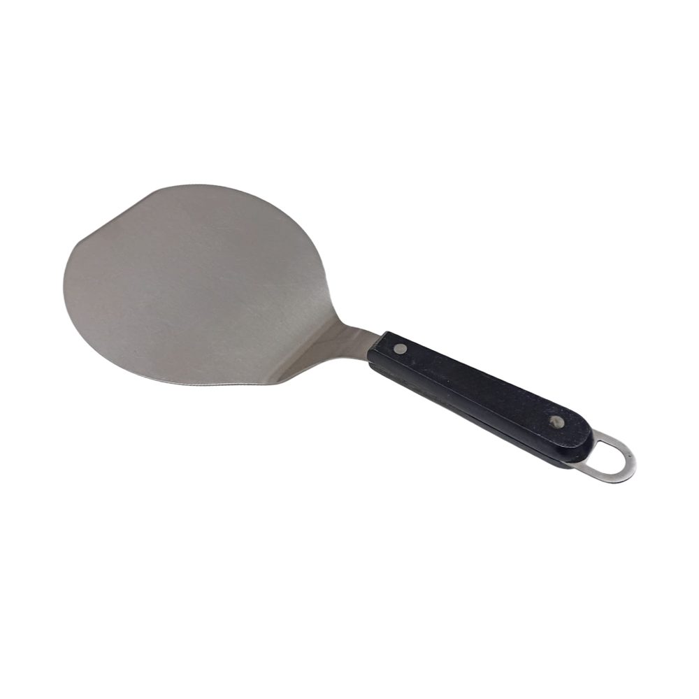 Small stainless steel pizza server