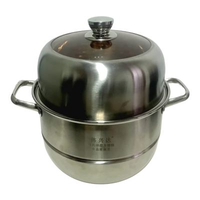 Stainless Steel Single-Tier Steamer 28cm