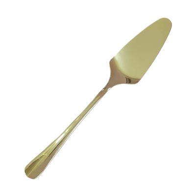 Gold cake server slice