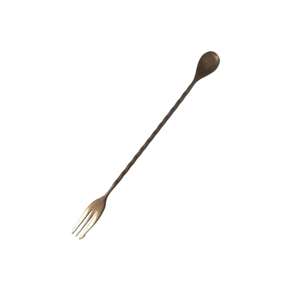 Rose gold cocktail bar spoon