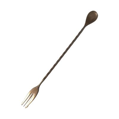 Rose gold cocktail bar spoon