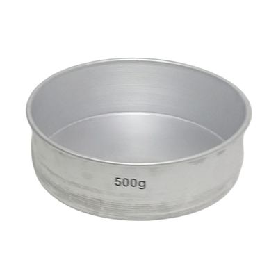 Round aluminium cake tin, 500g