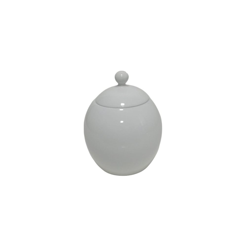 Dankotuwa white porcelain sugar bowl