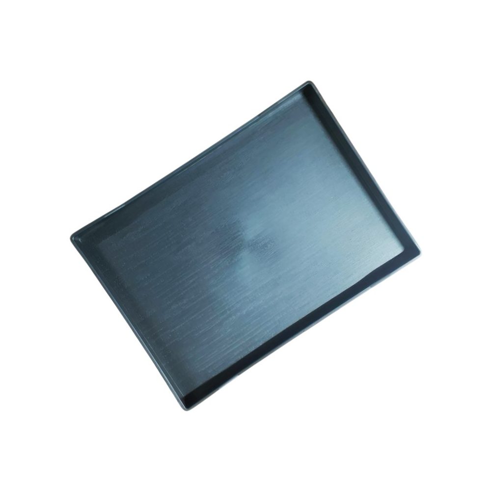 Black Rectangular Serving Tray