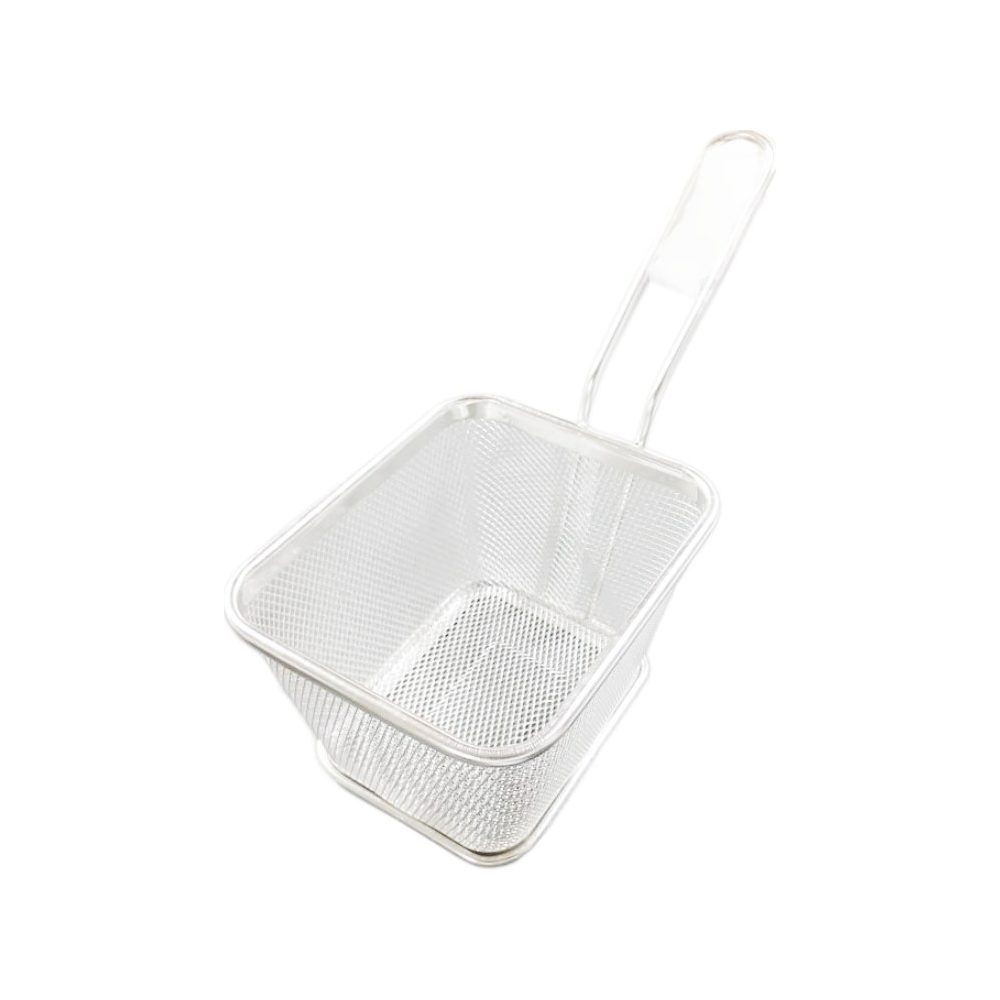 Mini stainless steel fry basket
