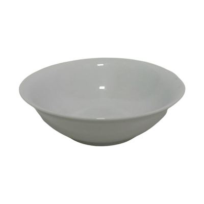 White porcelain salad bowl, 7"