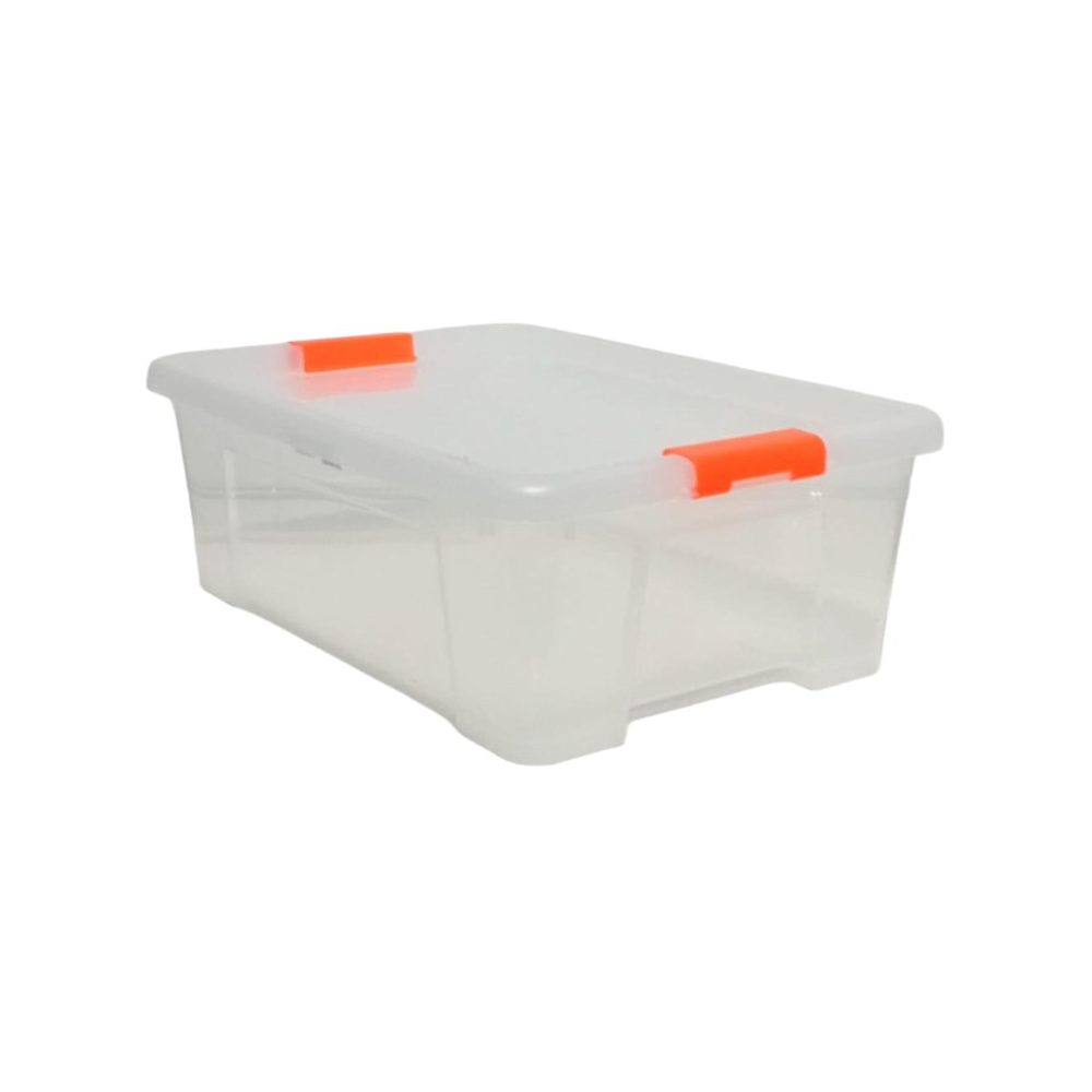 10L Clear Plastic Storage Box with Lid