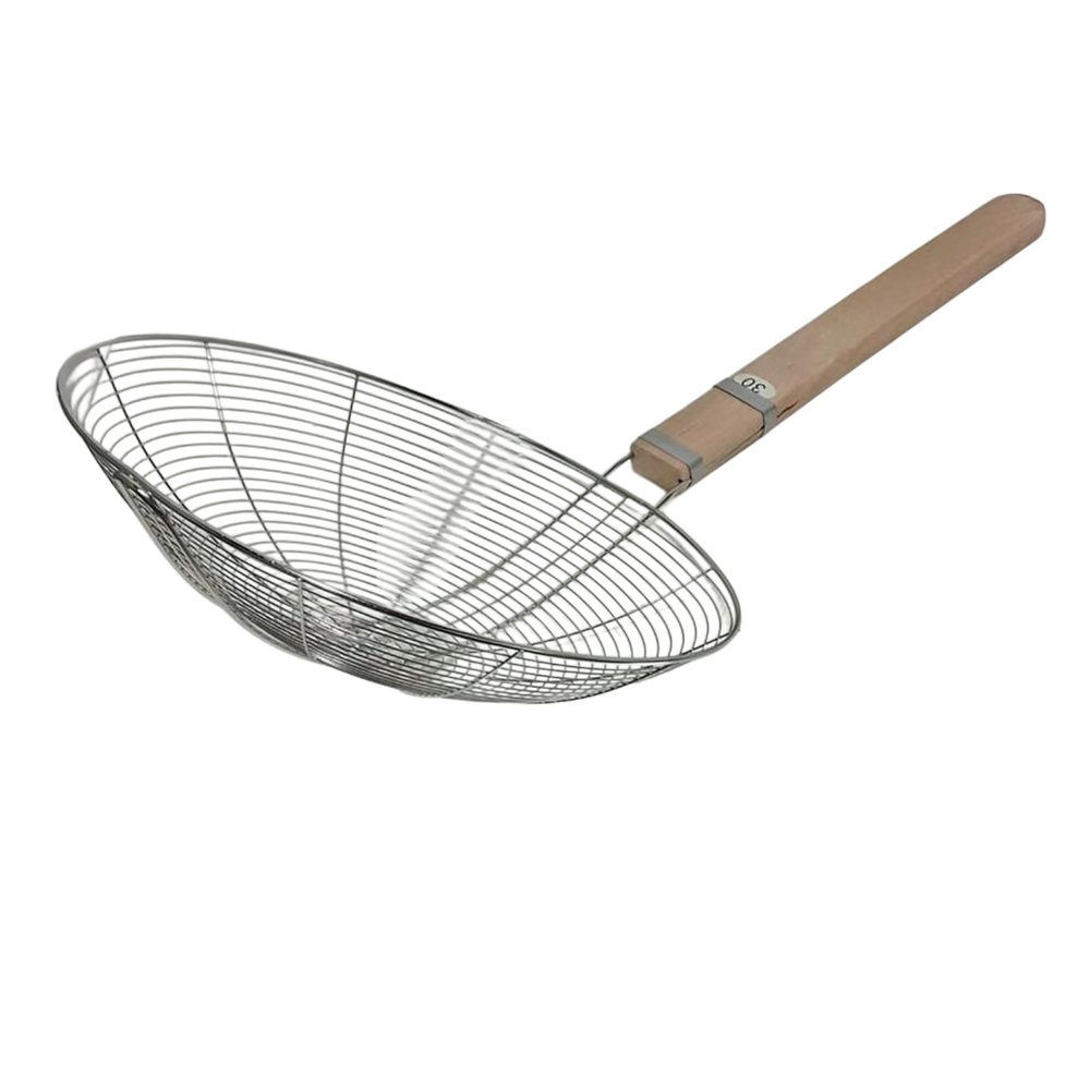 Wooden Handle Wire Spider Skimmer 30cm