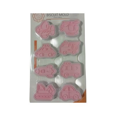 Vehicle Biscuit Cutter Set, 8 Pieces