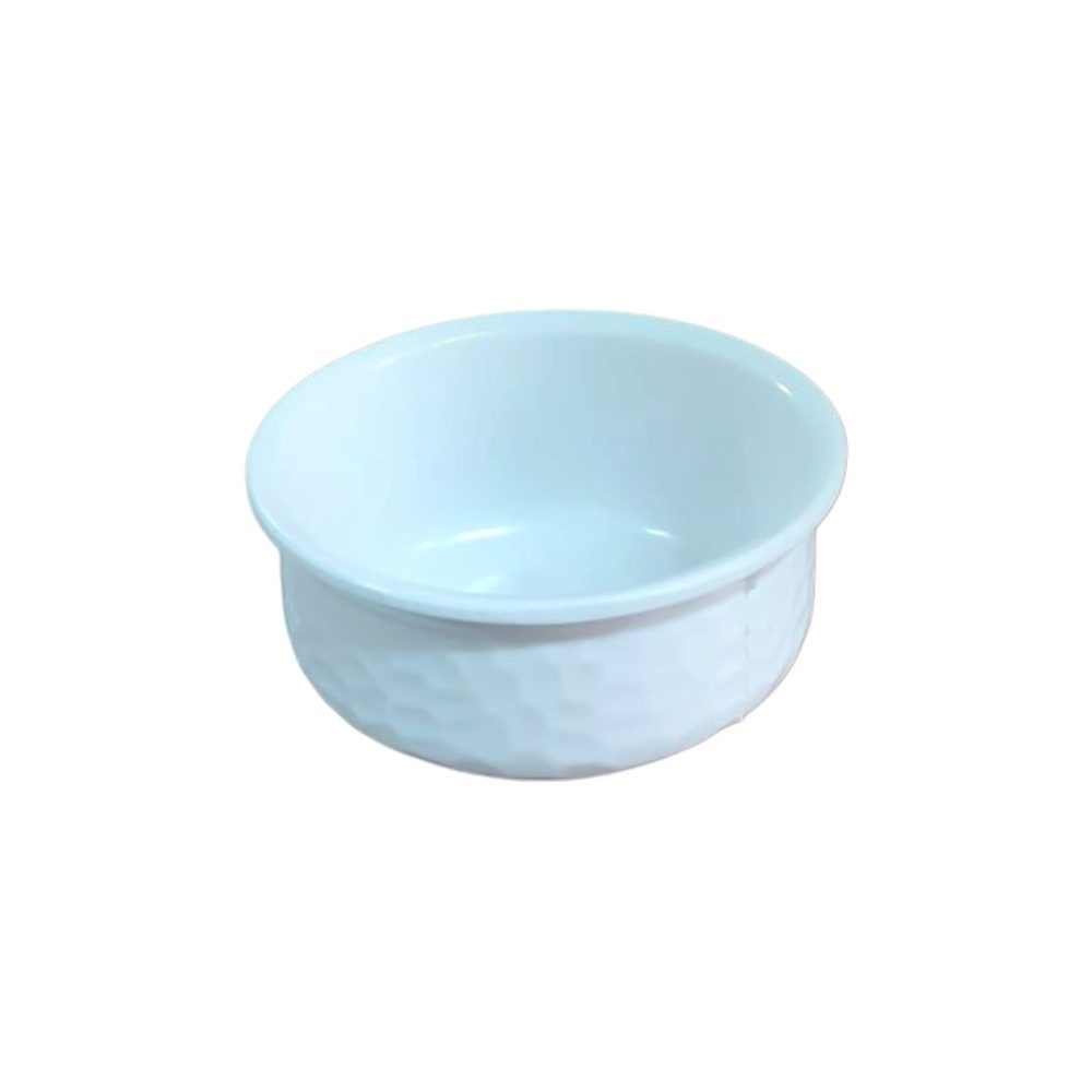 White Melamine Serving Bowl