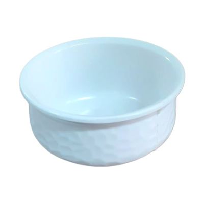 White Melamine Serving Bowl