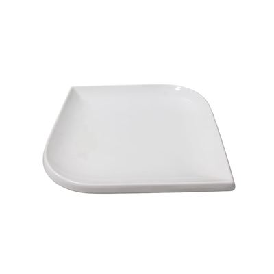 White square porcelain plate