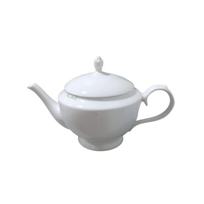 Dankotuwa white porcelain teapot
