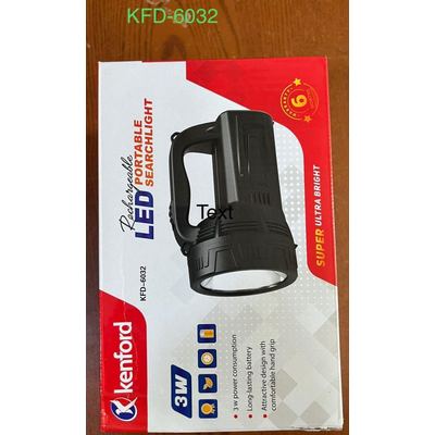 Kenford Rechargeable LED Searchlight Torch