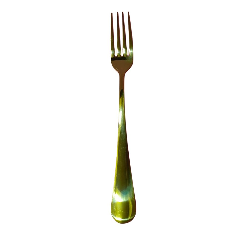 Gold Table Fork, 18/10 Stainless Steel