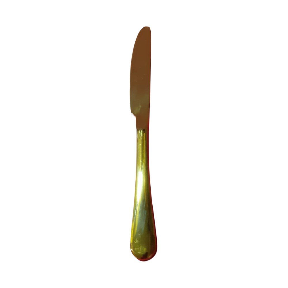 Gold Table Knife, 18/10 Stainless Steel
